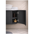 Turner Hastings Evara 90x53 Wall Hung Vanity with Real Marble Top To Suit Above Counter Basin Volcanic Ash 1TH EV954-VA-1TH image NaN