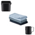 Breville BESPACK1 Knock Box Mini and Milk Jug Black Truffle with Microfibre Cleaning Cloth Pack image NaN