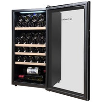 LeCavist 33 Bottle Wine Cabinet Single Zone Black LEK33PV hero image