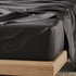 Linen House Tencel 375TC Charcoal Queen Sheet Set 01709I159 image NaN