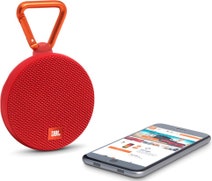 JBL JBLCLIP2RED Clip 2 Red Wireless Portable Speaker hero image