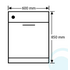 Haier Dishwasher HDW12-SFE1SS image NaN