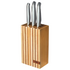 Furi Pro Wood 4 Piece Knife Block Set 41341 image NaN