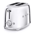 Smeg 50s Retro Style 2 Slice Toaster Chrome TSF01SSAU  image NaN