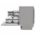 LG 60cm 14 Place Setting QuadWash Built Under Dishwasher Stainless Steel XD4B24UPS image NaN