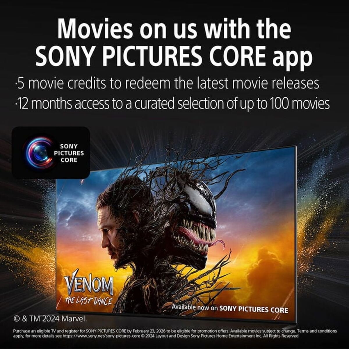 Sony 65 Inch BRAVIA 5 4K HDR Mini LED TV K65XR50 [2025] hero image