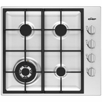 Chef 60cm Natural Gas Stainless Steel Cooktop CHG644SC hero image