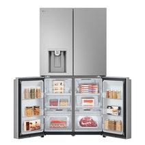 LG 637L French Door Fridge with Ice and Water Stainless Steel GF-L700PL hero image