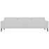 Kalona Breda Shell Three Seater Right Facing Chaise Sofa - 32732-3PR-TX2221 image NaN