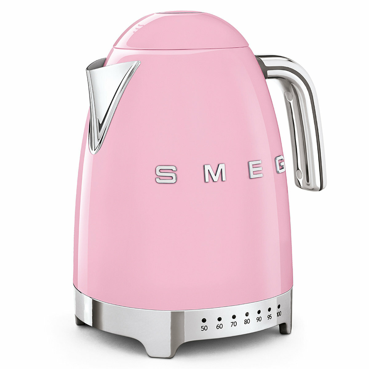 Smeg Kettle and Four Slice Toaster Breakfast Pack Pink