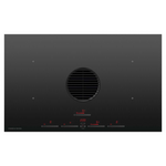 Fisher & Paykel Series 9 83cm Induction Cooktop with Integrated Ventilation Black Glass CID834DTB4 hero image
