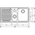 Franke Ariane Sink AR651LHD image NaN