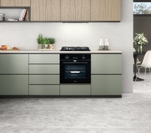 Brohn 60cm Electric 10 Function Oven and Gas Cooktop Pack BRCSG6001BLK hero image