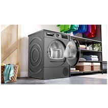 Bosch Series 6 8kg Heat Pump Dryer Graphite WQG235DRAU hero image