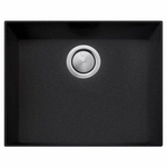 Oliveri Santorini Single Bowl Undermount Sink Black ST-BL1560U hero image