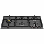 Bertazzoni 90cm Professional Series Natural Gas Matte Black Cooktop P905LPRONE hero image