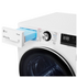 LG 9kg Front Load Washing Machine with ezDispense and 9kg Heat Pump Dryer WV6-1409WDVH9-09W image NaN