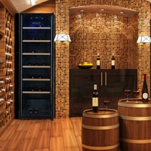 LeCavist 168 Bottle Single Zone Wine Fridge LKS168VN hero image