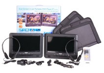 Laser DVD-PT9-DUALB Portable Dual DVD Player hero image