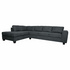 Ostro Tilba Four Seater Left Hand Chaise Lounge Dark Grey U2370ZLHFCSXDYX image NaN