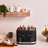 KitchenAid 4 Slice Toaster Cast Iron Black 5KMT4109ABK image NaN