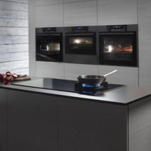ASKO 45cm Craft Compact Combi-Steam Oven Black Steel OCS8487B hero image