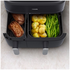 Philips 5000 Series 9L Dual Basket Airfryer XXL Steam Black NA551-00 image NaN