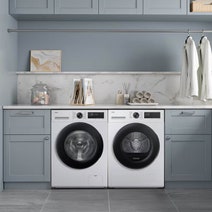 Samsung 9kg Smart Front Load Washing Machine White WW90DG5U3AAE hero image