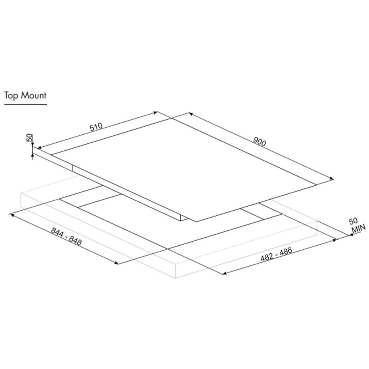 Smeg PV395LCNAU 90cm Classic Aesthetic Natural Gas Cooktop hero image