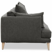 Kalona KYOTO Right Facing Extended Chaise Sofa Pewter WS-205-RCS-VILA-27 hero image