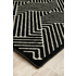 Rug Culture York Large Black & Natural Rug 400X80CM - YRK-CIND-GLD-400X80 image NaN