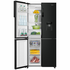 Haier 519L Quad Door Fridge with Water Dispenser Black HRF565YHC image NaN