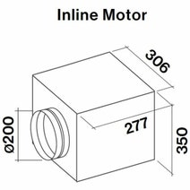Falmec F9ES12W1-IN1300 120cm Eclisse Ceiling Cassette Rangehood with Inline Motor hero image