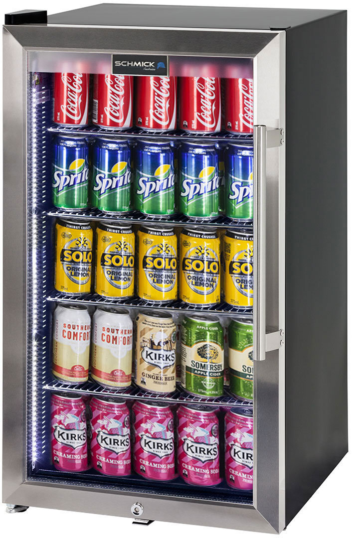 98l bar fridge top