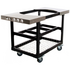 Primo Ceramic Grills XXL Cart with Basket and Shelves Suits XXL Series Primo Grill Black PG00372 image NaN