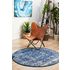 Rug Culture Evoke Small Navy Rug 150X150CM - EVO-252-NAVY-150X150 image NaN