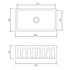 Oliveri Sicily Fireclay Farmhouse Countertop or Undermount Sink White SC-WH1980 image NaN