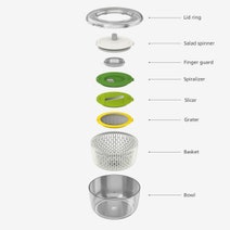 Joseph Joseph Multi Prep 4 Piece Salad Preparation Set 20154 hero image