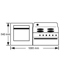 Westinghouse PEK1350LW Elevated Electric Oven hero image