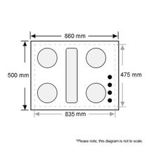 ILVE 86cm Natural Gas Cooktop H39PCVSS hero image