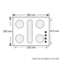 ILVE 86cm Natural Gas Cooktop H39PCVSS image NaN
