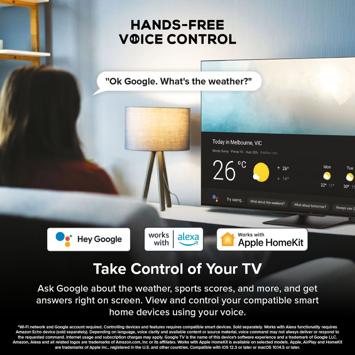 TCL 98 Inch C845 4K UHD HDR Mini LED Google TV 98C845 hero image