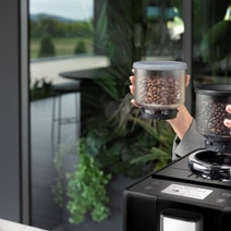 DeLonghi Rivelia Fully Automatic Coffee Machine Black EXAM44055B hero image