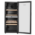 LeCavist 105 Bottle Dual Zone Wine Cabinet Black LEK1052ZPV image NaN