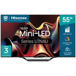 Hisense 55 Inch U7N ULED 4K Mini LED Smart TV 55U7NAU hero image