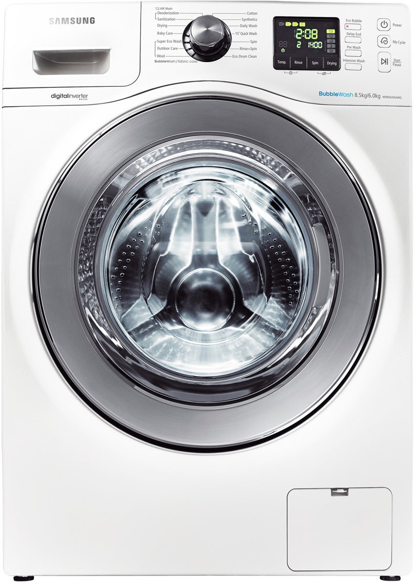 Samsung WD856UHSAWQ 8.5kg Washer 6kg Dryer Combo hero image