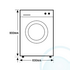7.5kg Front Load Whirlpool Washing Machine WFS1274CE image NaN