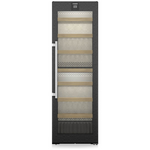 Liebherr Vinidor 155 Bottle Freestanding Dual Zone Wine Cabinet BlackSteel WPBS5262 hero image