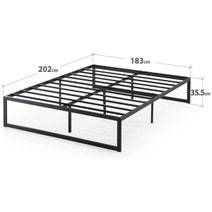 Zinus King Quick Lock Metal Bed Frame Black AU-QLSP-14K hero image