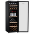 LeCavist 168 Bottle Single Zone Wine Cabinet Black LEK168PV  image NaN
